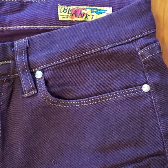 Purple Blank NYC women's purple skinny jeans size 27 - Picture 2 of 6